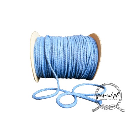 Sznurek bawełniany jeans 100m 3mm
